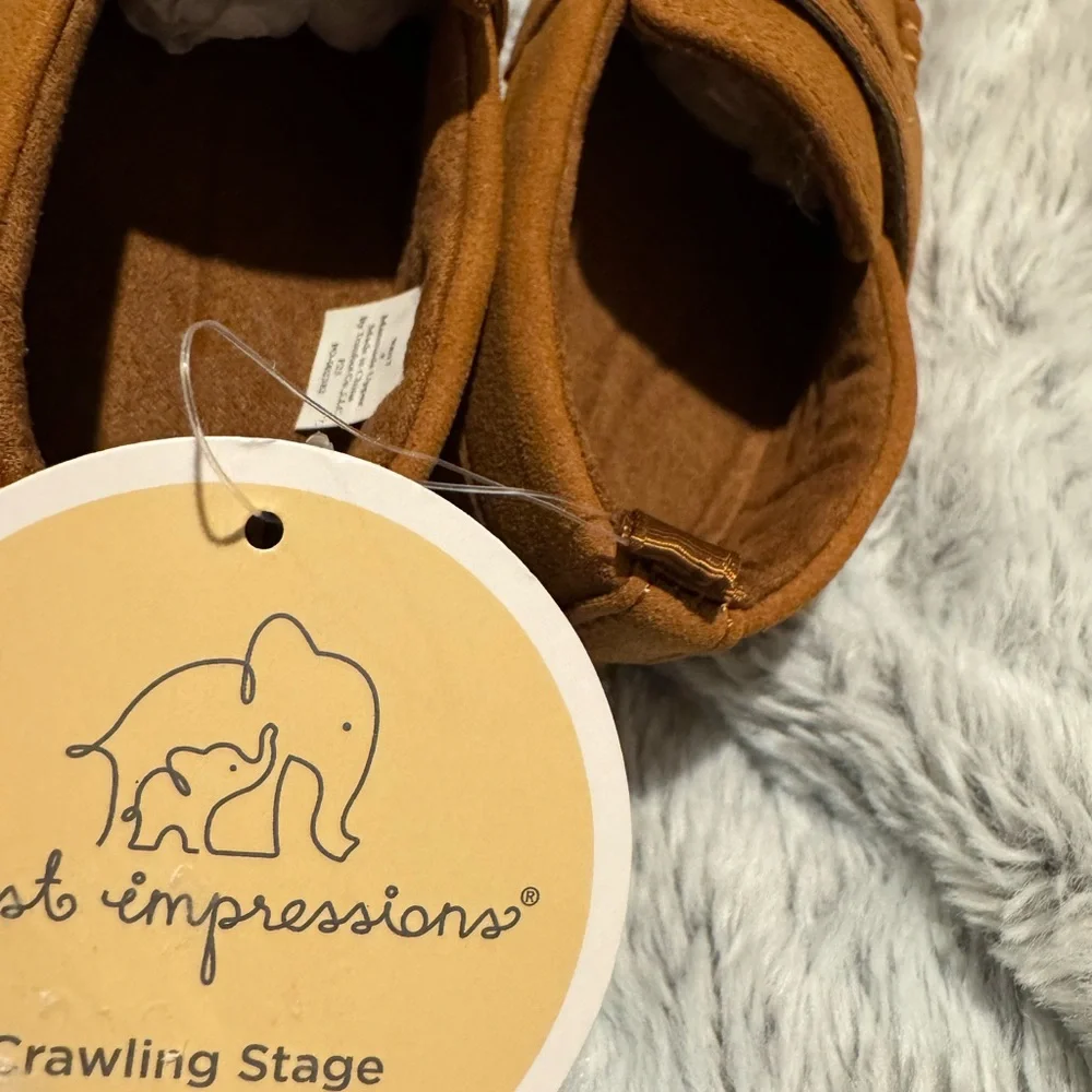 NWT First Impressions Baby Boy Crib Shoe Loafers Easter Special Occasion‎